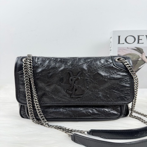 YSL 聖羅蘭 黑銀小號niki D扣款 🈚附件