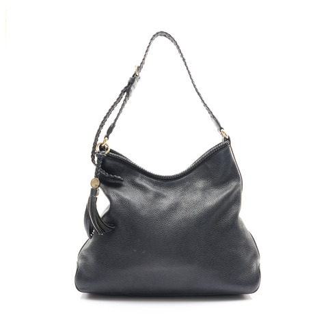 Marrakech 肩背包 黑色 牛皮【GUCCI 古馳】 336659