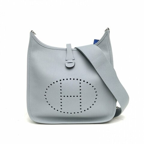 HERMES Evelyne小號29木偶灰TC皮K2025銀扣肩背包