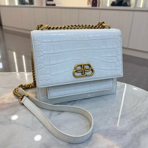 *SHIHNA名牌精品* Balenciaga Classic City 金屬logo 斜背包