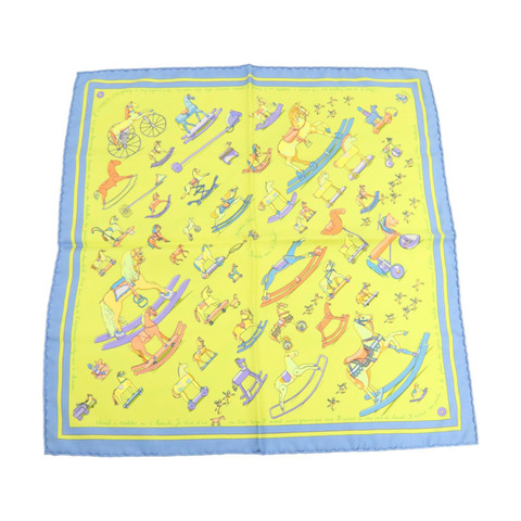 HERMES 絲質Scarf 45x45cm絲巾