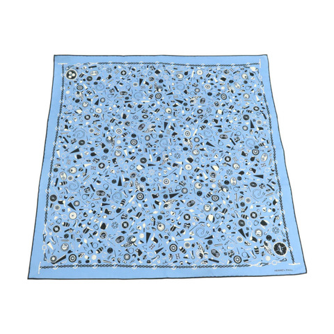 HERMES 棉質Scarf 90x90cm棉巾