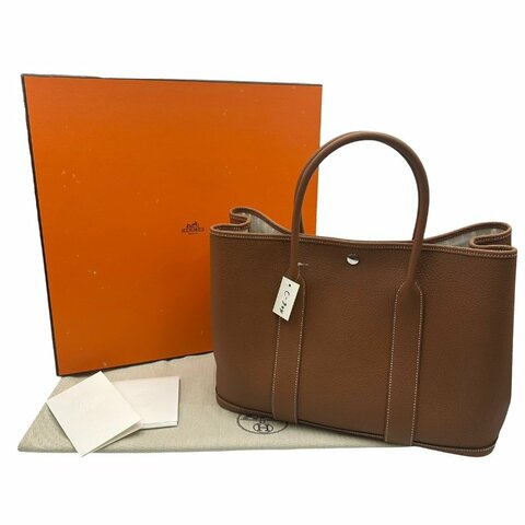 【美收精品】HERMES Garden Party 36 C-704【隔月月中將轉賣至日本 上架期限30天】
