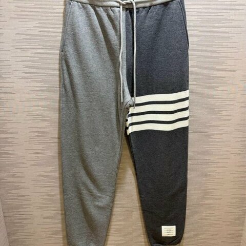 💎Han's house精品服飾💎THOM BROWNE TB 4杆 拼接色 長褲 日本製 現貨2號 原價28300