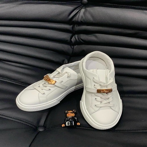 Hermes 愛馬仕 kelly扣 sneaker femme day 小白鞋 玫瑰金扣 尺碼36碼