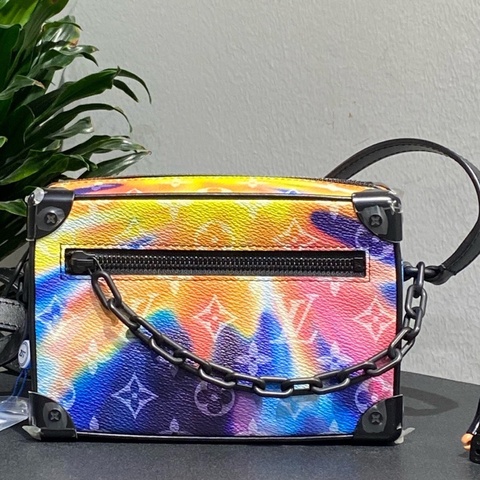Louis Vuitton 路易威登soft trunk 扎染盒子包 芯片款 男女同款 閒置未使用