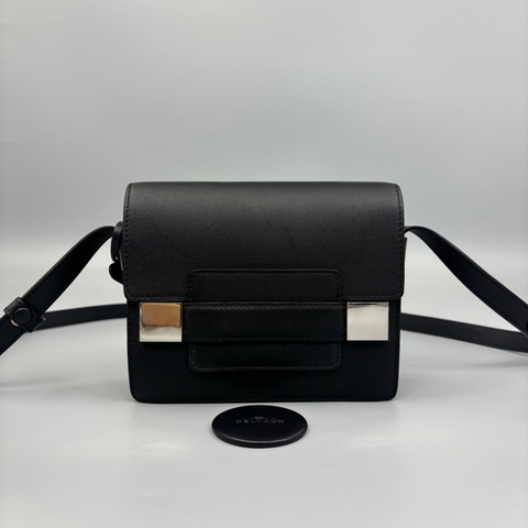 Delvaux 德爾沃 97新 Madame Mini豆腐斜挎包