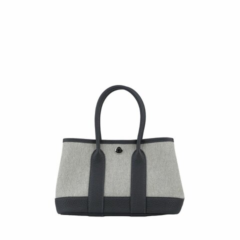 HERMÈS 愛馬仕 Garden Party Mini 23 迷你花園包 石板灰銀釦 帆布/小牛皮 手提斜背包｜2025年 專櫃難求免配現貨｜KÉSH 凱仕精品