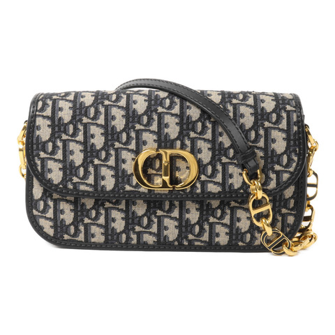 Dior 帆布30 Montaigne Avenue鏈帶肩背袋