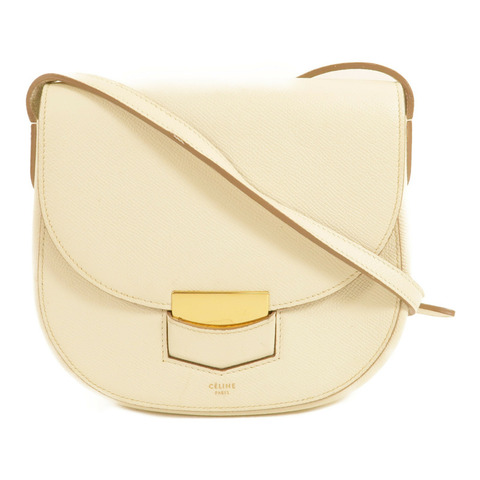 CELINE 牛皮皮革Trotteur Small肩背袋