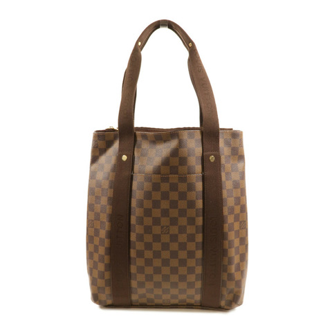 LOUIS VUITTON Damier Beaubourg金扣肩背袋棕色