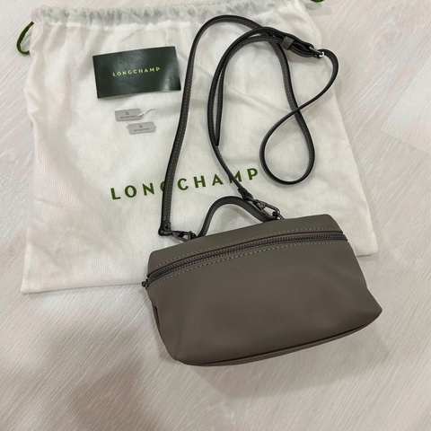 LONGCHAMP Le Pliage Xtra牛皮系列盒子包斜跨包