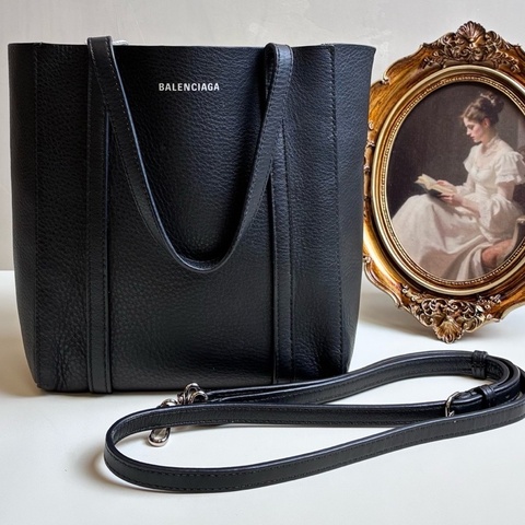 Balenciaga巴黎世家 黑色 Everyday northsouth托特包  s號