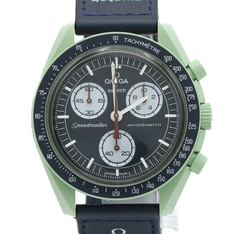 Swatch x Omega 地球任務 SO33G100 生物陶瓷石英錶