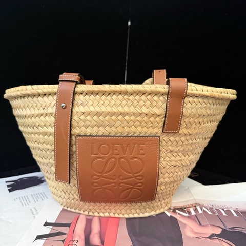 Loewe羅意威 Basket草編菜籃子 托特包 中號 無附件