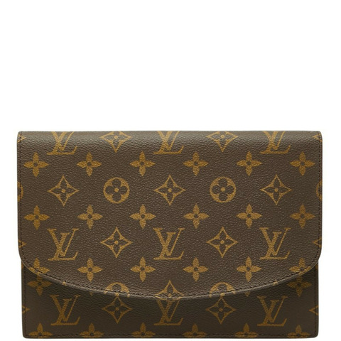 路易威登 Monogram Pochette Rabba 23 手拿包 M51940 棕色皮革 男士 LOUIS VUITTON