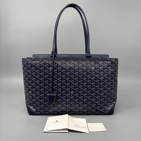 Goyard 戈雅 藍色老花托特 尺寸35*25