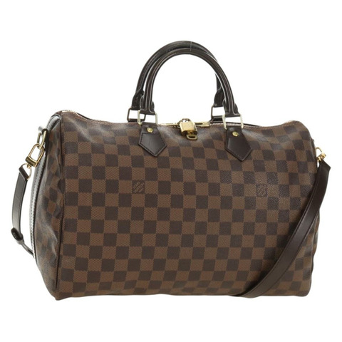 路易威登 Damier Ebene Speedy Bandouliere 35 手提包 N41366 正品 188496SAV