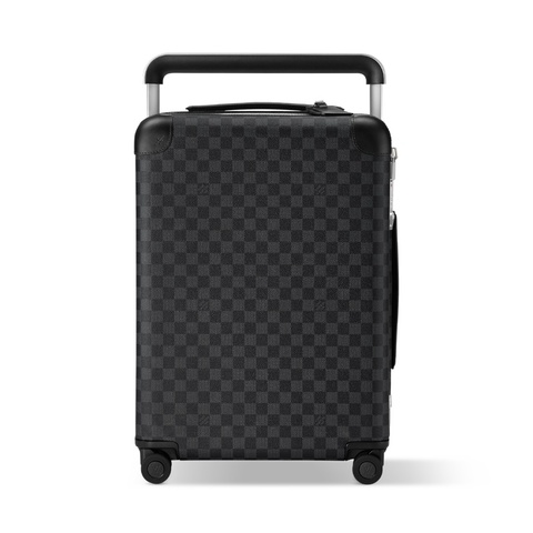 Louis Vuitton • Horizon 55 經典黑棋盤格鋁合金行李箱 原價十幾萬