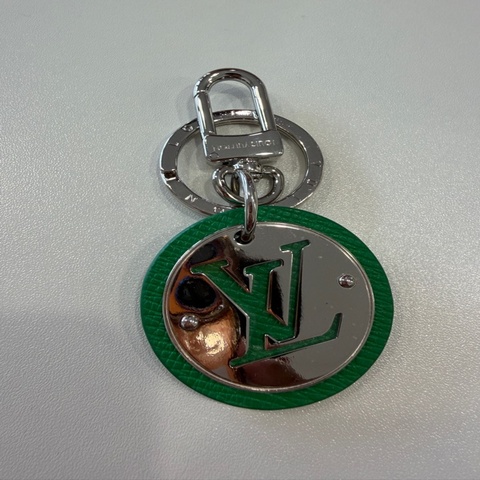 LV 綠皮吊飾 膜未私 完美品 包包吊飾 吊飾 掛飾