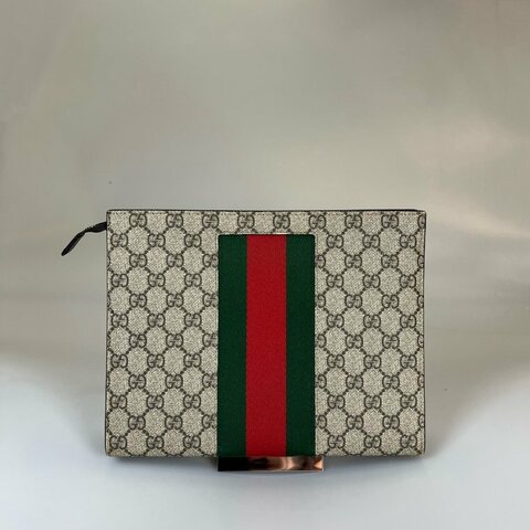 GUCCI 475316 老花手拿包
