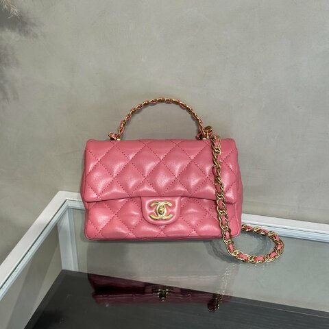 CHANEL 23B Handle CF - 小號唇膏粉金