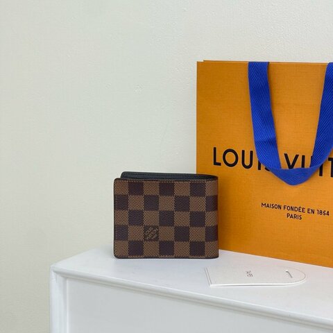 LV Slender錢包棋盤格短夾