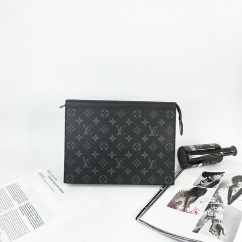 LV Pochette Voyage MM 老花手拿包