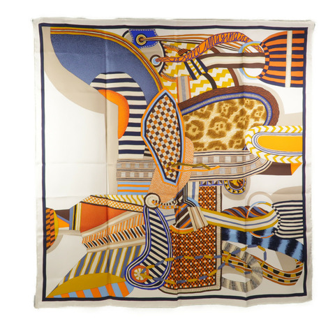 HERMES 絲質Scarf 90X90絲巾