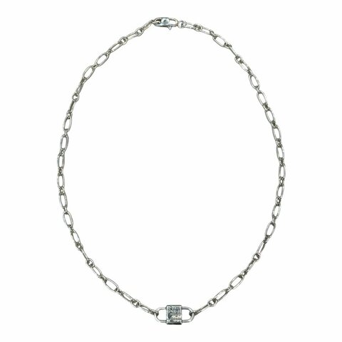 TIFFANY&CO. 蒂芙尼 1837 DOUBLE LOCK 項鍊 925純銀