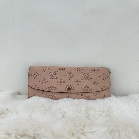 LV Louis Vuitton 路易威登 月光女神 Monogram圖案鏤空 長版皮夾 晶片