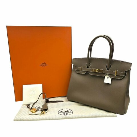 【美收精品】HERMES Birkin 柏金包 大象灰 30 C-722【隔月月中將轉賣至日本 上架期限30天】