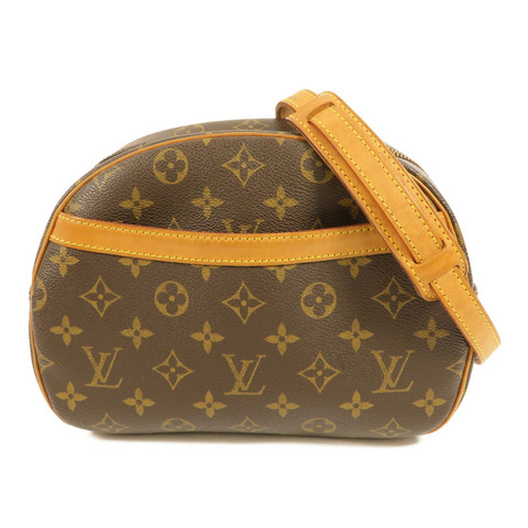 LOUIS VUITTON Monogram Blois金扣肩背袋棕色