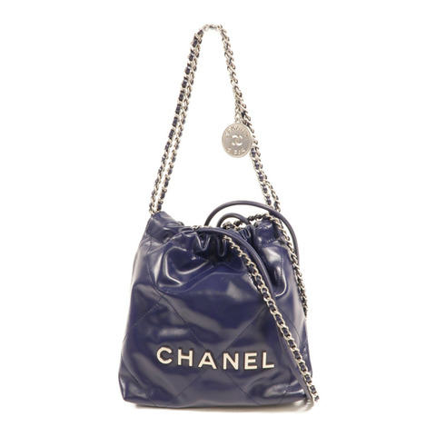 CHANEL 牛皮皮革Chanel 22 Mini手挽肩背兩用袋