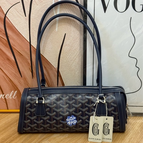 （2026/5月國外購證）全新Goyard Bonbonniere 法棍包彩繪四葉草