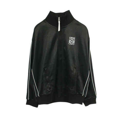 LOEWE Anagram刺繡 其他夾克 聚酯纖維/棉 黑色 二手 男款