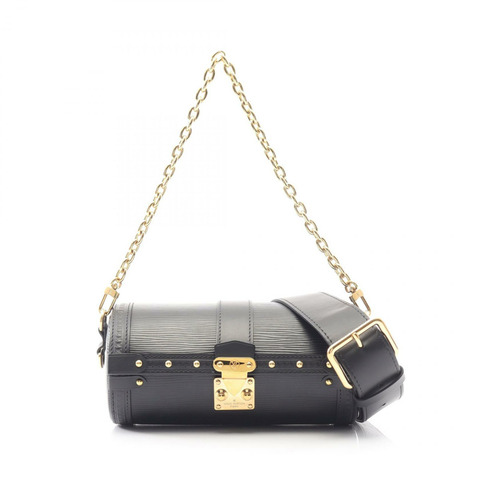 路易威登 Papillon 行李箱鏈條斜背包單肩包 M58655 Epi Noir