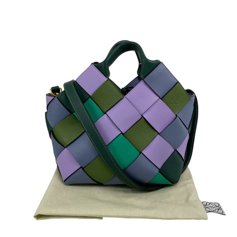 △ LOEWE 羅意威 Multicolor Calfskin 2 way bag 多色小牛皮兩用袋-267013206