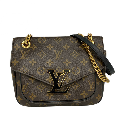 △ LOUIS VUITTON 路易·威登 Brown Coated Canvas Passy Monogram Chain Shoulder Bag 啡色塗層帆布經典花紋鏈條肩背包 M45592-267011571