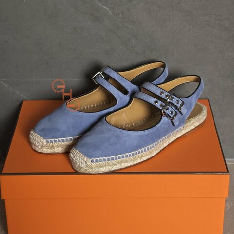 愛瑪仕 Menorca espadrille 女草鞋（全新）