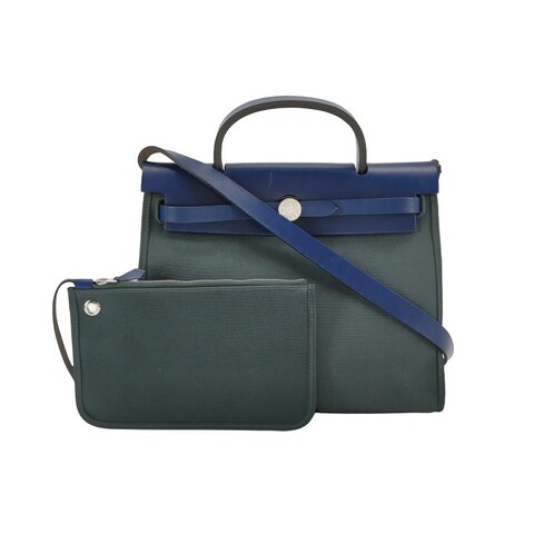 Hermes Herbag31馬鞍釘鎖扣子母包斜挎單肩包