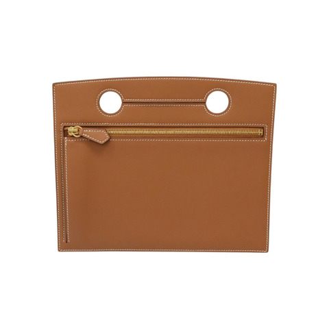 金棕色 Swift牛皮 Backpocket Pouch 手拿包 U刻【HERMES 愛馬仕】