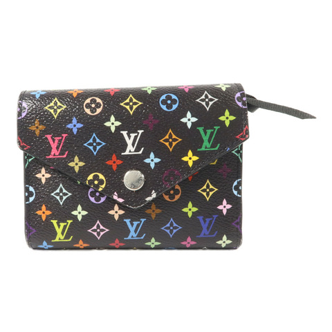 LOUIS VUITTON Monogram Multicolore LV X TM Victorine Wallet錢包