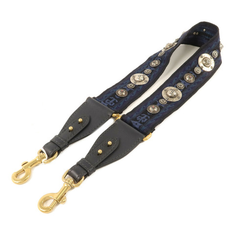 Dior 帆布Studded Shoulder Strap肩帶