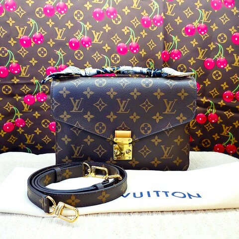 LOUIS VUITTON LV 經典原花郵差包 手提/肩背/斜跨三用包