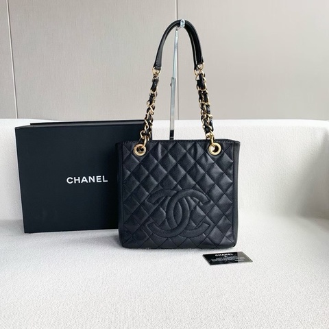 威選精品｜CHANEL PST 黑金托特包🖤