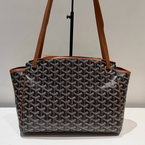 戈雅Goyard 高雅德 Rouette滿印tote托特包單肩包