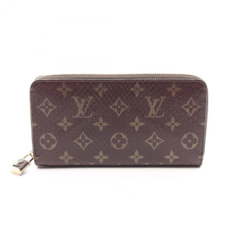 路易威登 Zippy 長版皮夾 Monogram Around N80148 異國風情皮革 棕色 二手 女士
