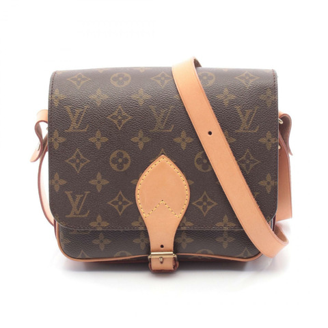 路易威登 Cartouchiere MM 單肩斜背包 M51253 Monogram 皮革 LV