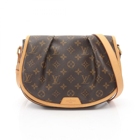 路易威登 Menilmontant PM 斜背包 M40474 Monogram 帆布 二手